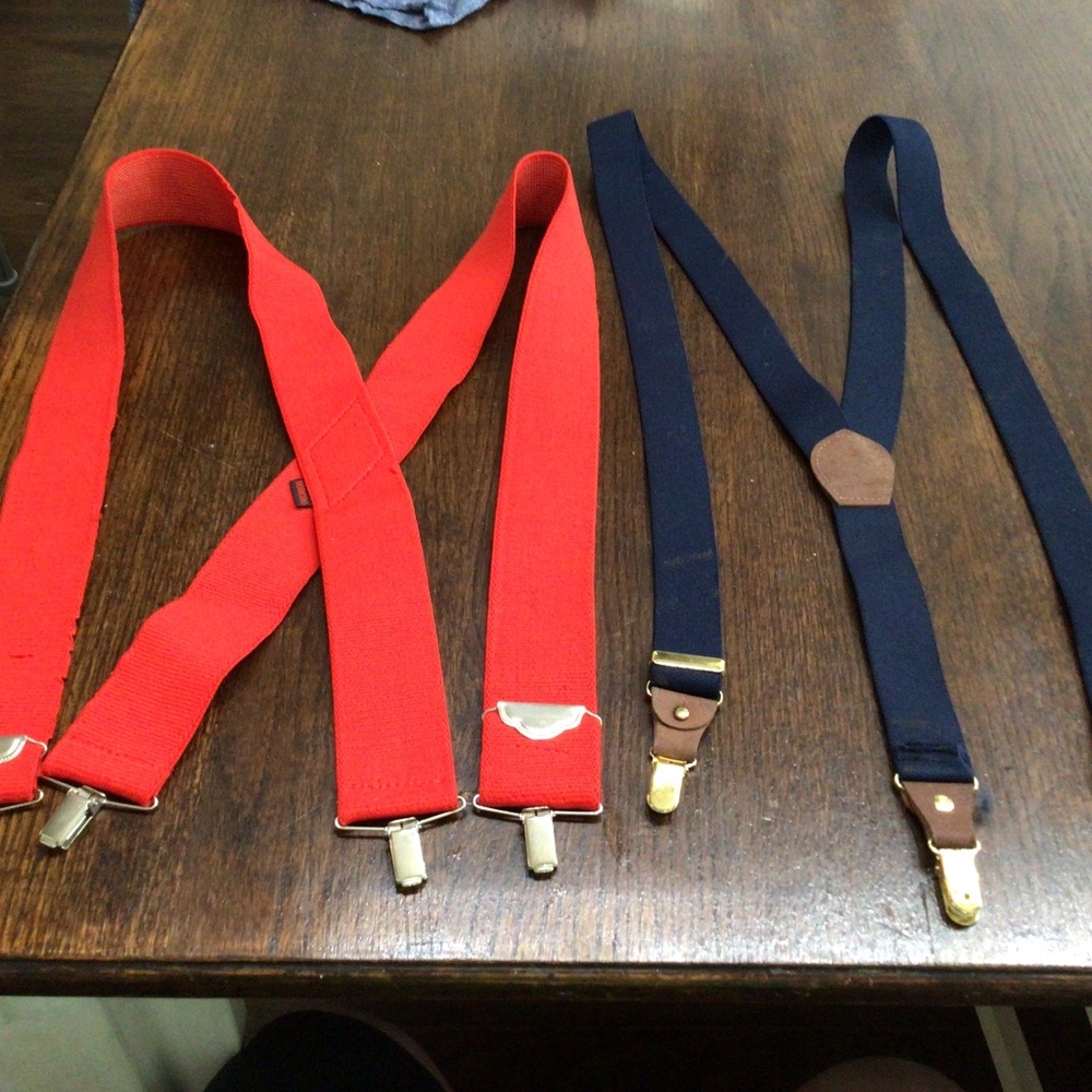 Honcho suspenders and an off brand pair.